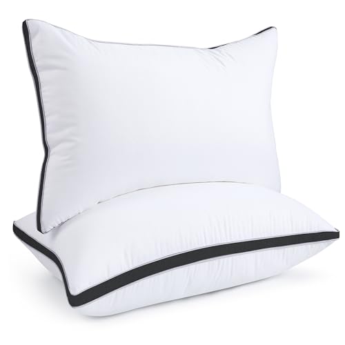 viewstar Bed Pillows King Size Set of 2, Hotel Quality, Down Alternative Big Pillow for Back, Stomach or Side Sleepers, Firm