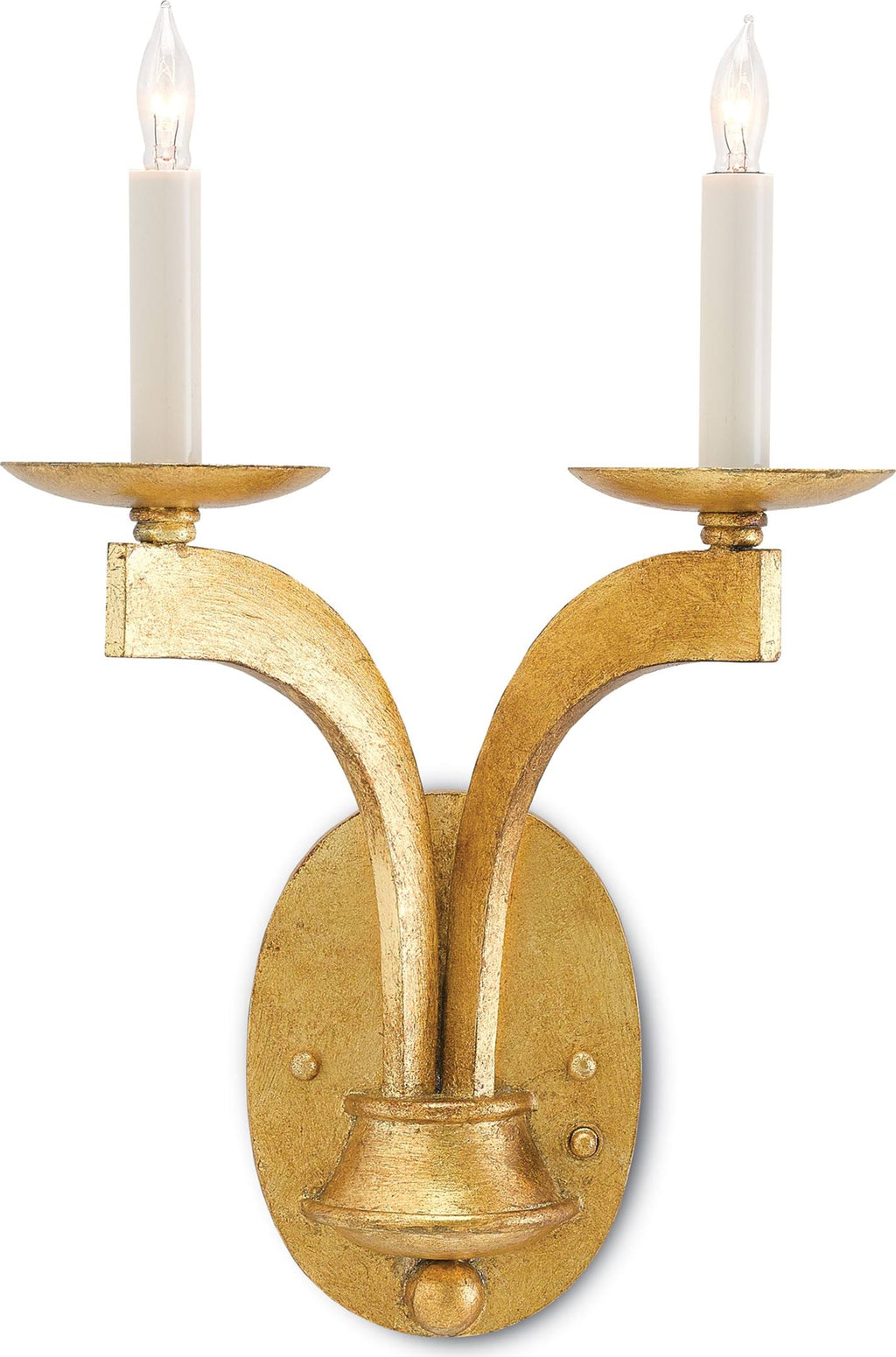 Currey and Company-5000-0029-Venus - 2 Light Wall Sconce Antique Gold