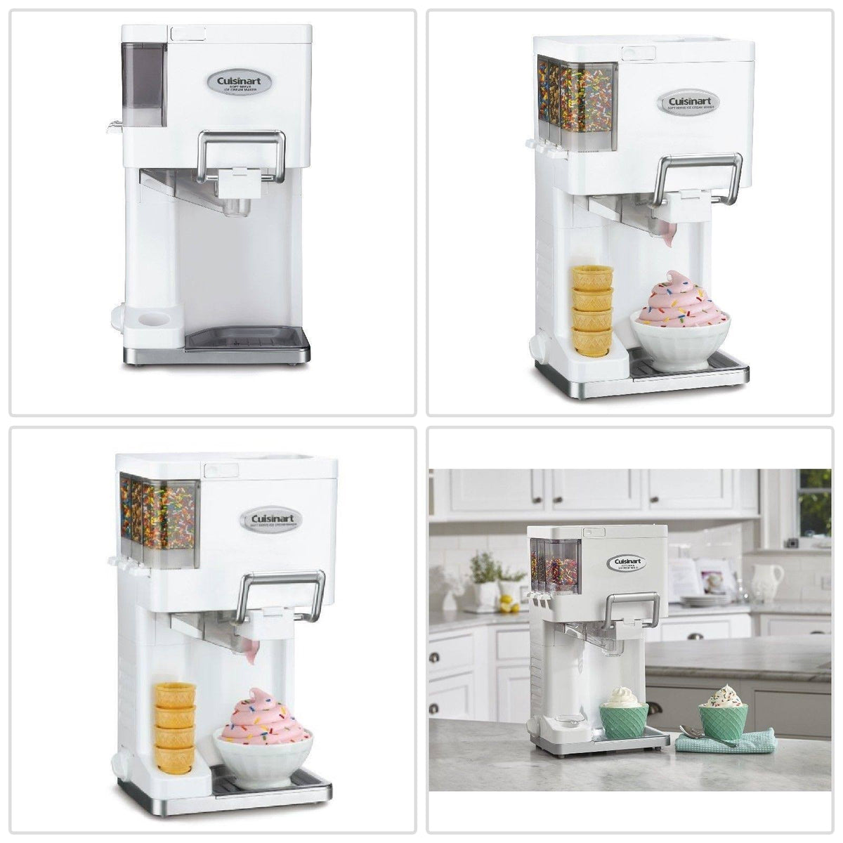 Cuisinart Ice-45 Mix-It-In Soft Serve Ice Cream Maker, 1.5 qt