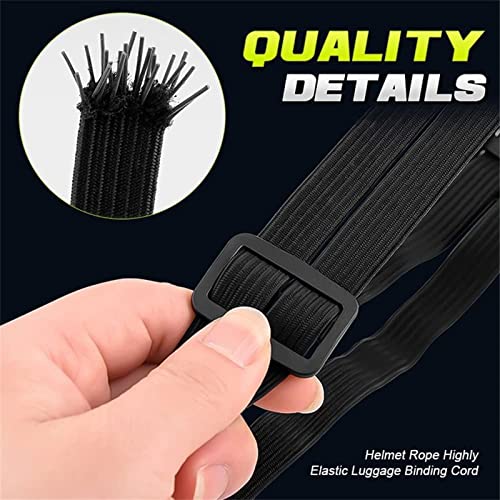 Luggage tensioner Helmet Luggage Strapping Rope Bicycle Tension Belt with Hook Elastic Luggage Belt Motorcycle Luggage Lashings Strap Tab Gear Rear Bag