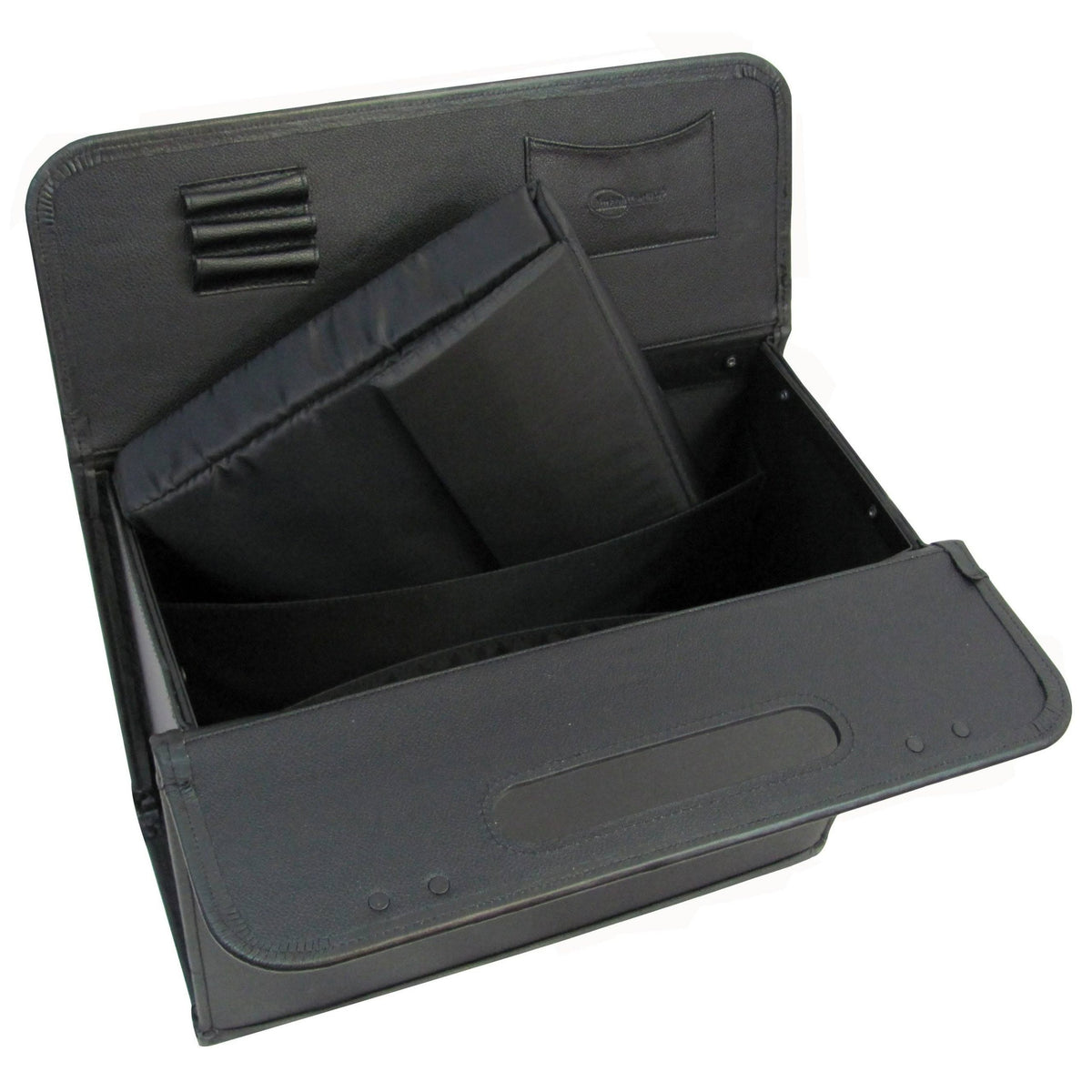 Amerileather Black Leather Pilot Case