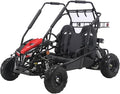 Coleman Powersports GK200 196cc Gas Powered Dual Seat Go-Kart, Reverse Gear, Adjustable Suspension, 275 lbs Maximum Load, Off Road Adventure Vehicle