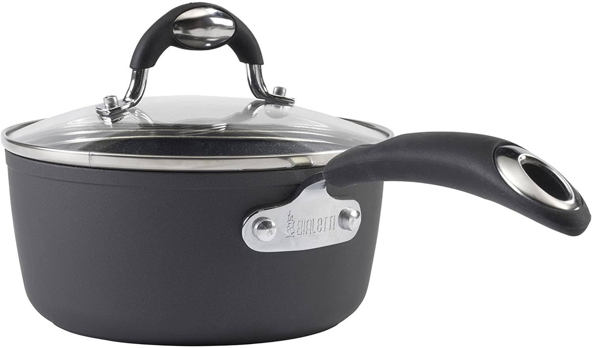 Bialetti Impact 10-Piece Black Nonstick Cookware Set