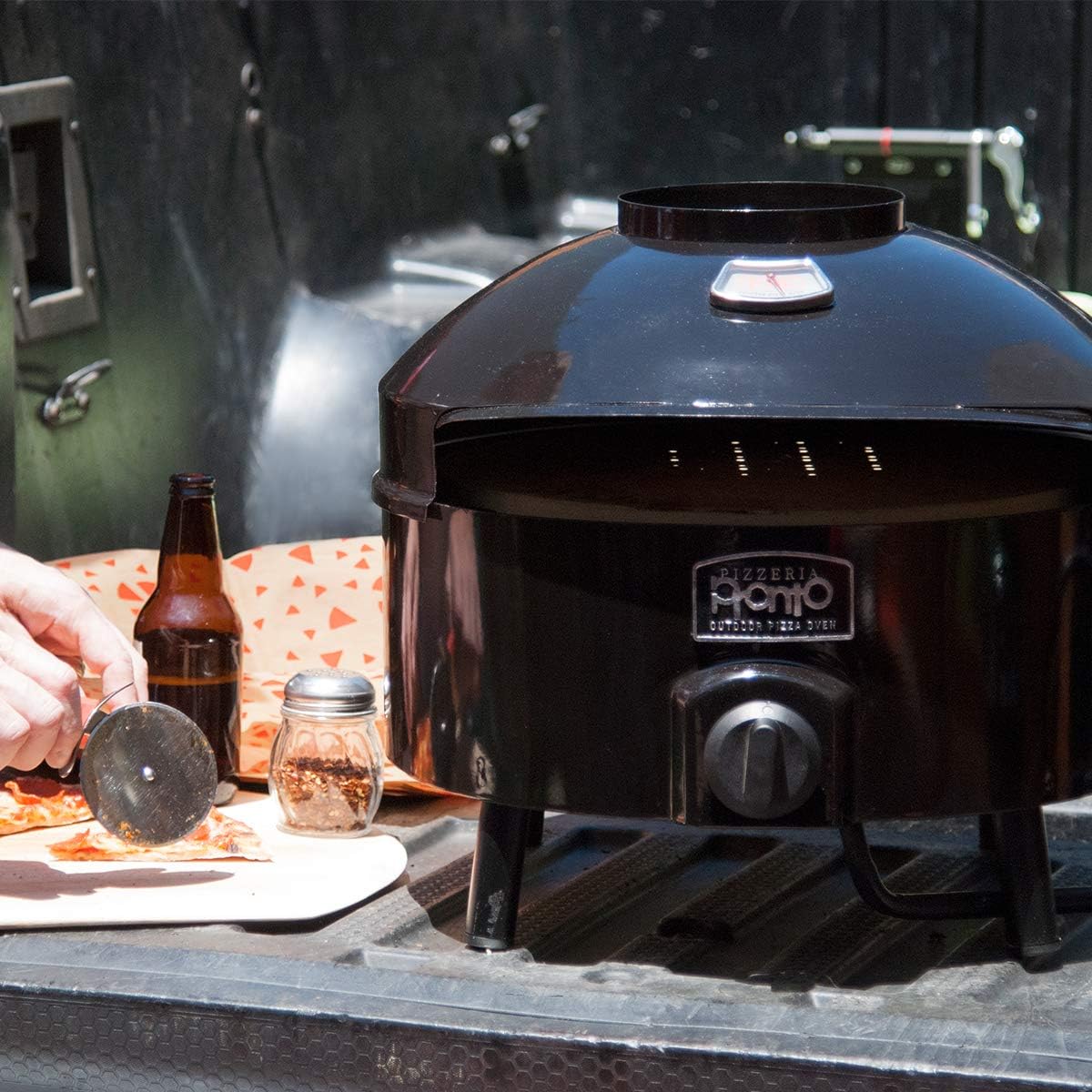 Pizzacraft Pizzeria Pronto Portable Outdoor Pizza Oven, Lightweight, Portable & Safe On Any Surface