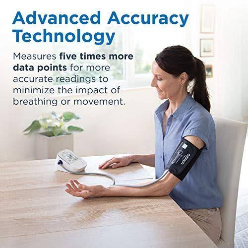 Omron Silver Blood Pressure Monitor Upper Arm Cuff Digital Bluetooth