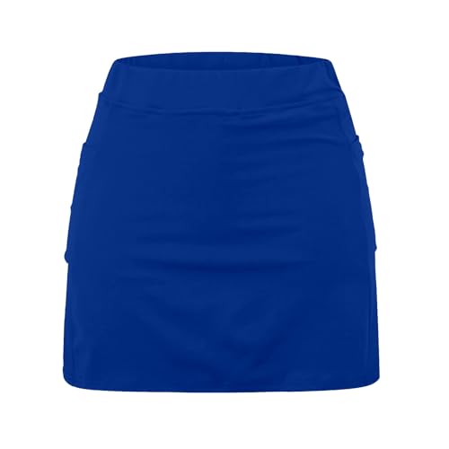 Womens Golf Skirt High Waisted Tennis Skorts for Women with Pockets Skirt with Shorts Tummy Control Plus Size Skort
