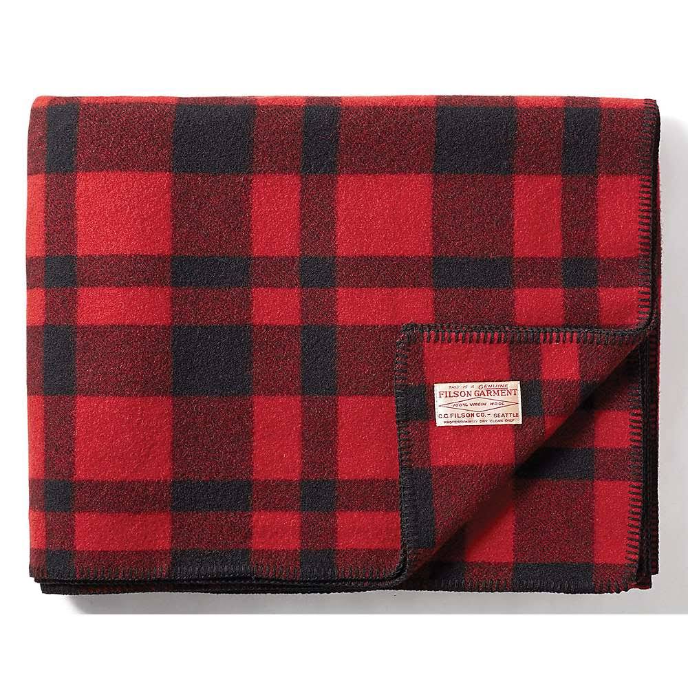 Filson Mackinaw Blanket - Red/Black