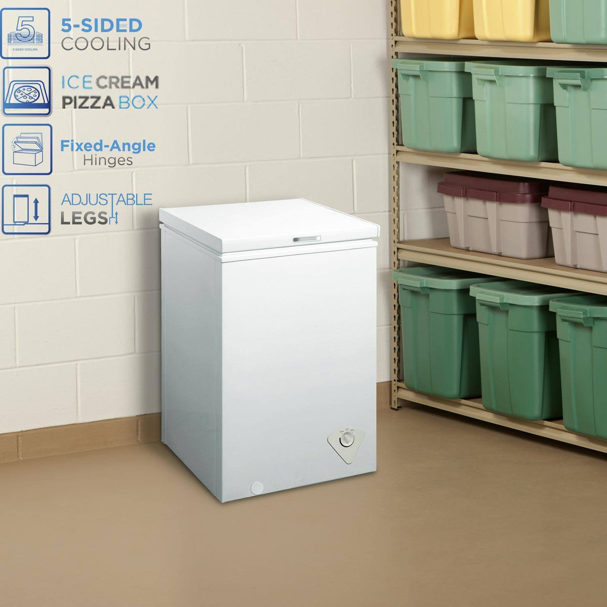 Arctic King Chest Freezer, 3.5 Cu ft