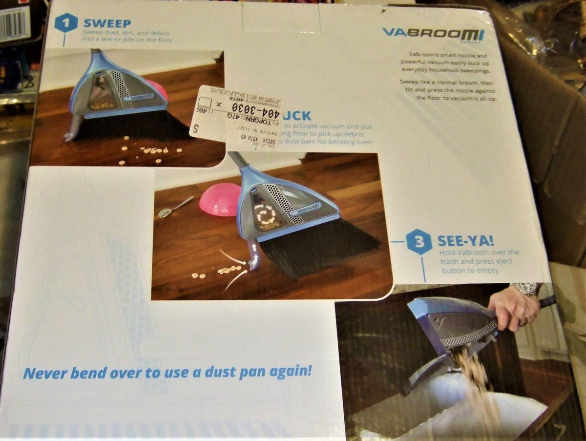 VaBroom - The Powerful 2-in-1 Broom with Built-in Vacuum