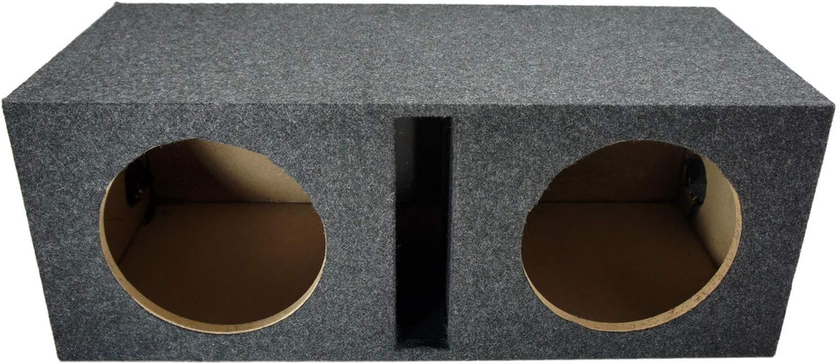 Car Audio Dual 10 Vented Subwoofer Stereo Sub Box Ported Enclosure 5/8 MDF