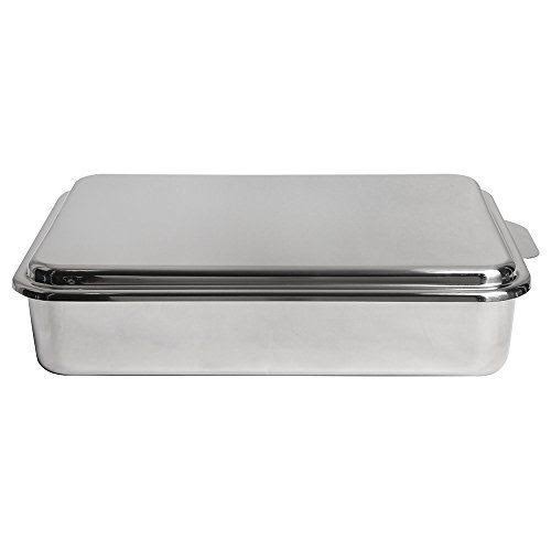 Lindy&s 8W44 Stainless Steel 9 x 13 Inches Covered Cake Pan