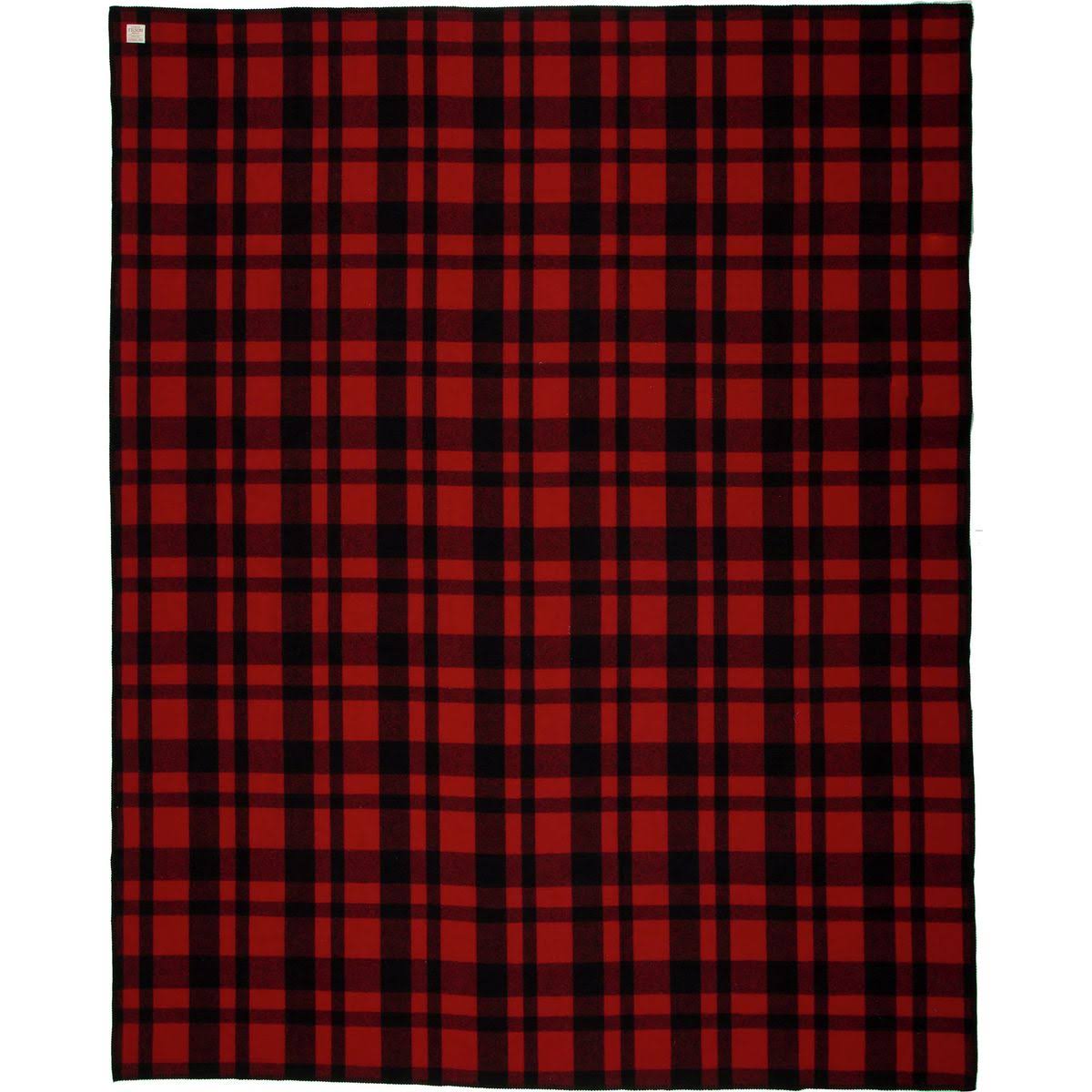 Filson Mackinaw Blanket - Red/Black