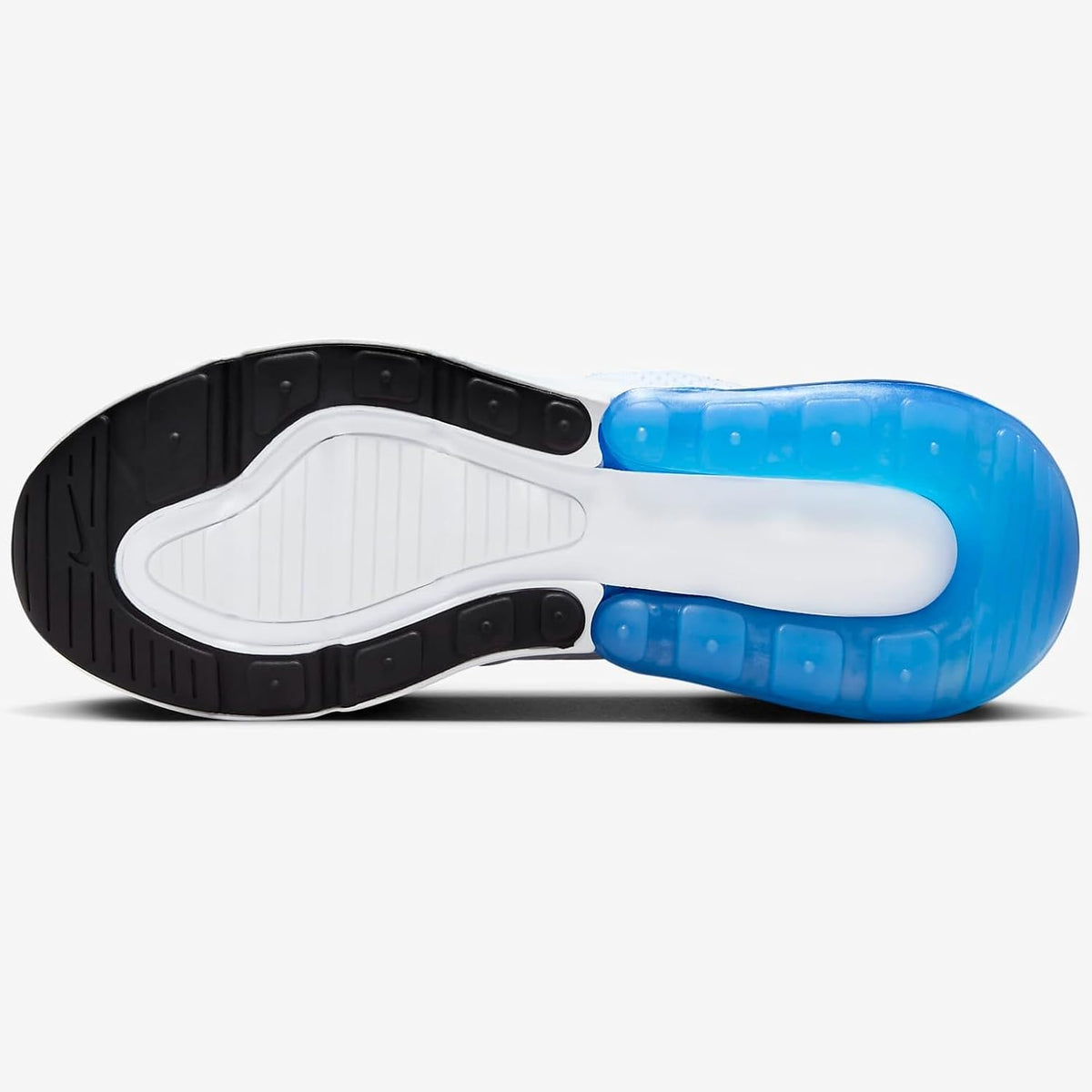 Nike Air Max 270 Women's Shoes (AH6789-118, White/Black/University Blue) Size 10.5