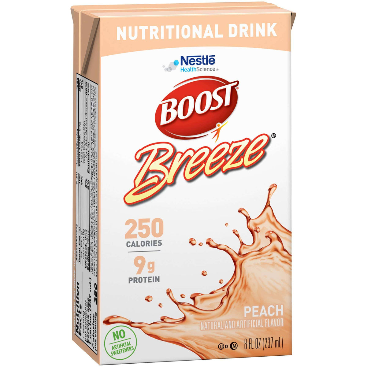 Boost Breeze, Peach 8oz, Case of 27