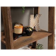 Sauder Trestle 5-Shelf Bookcase - Vintage Oak