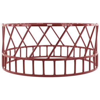 Tarter 14g2o Heavy-Duty Slant Bar Cattle Hay Feeder, Red - 2 Piece