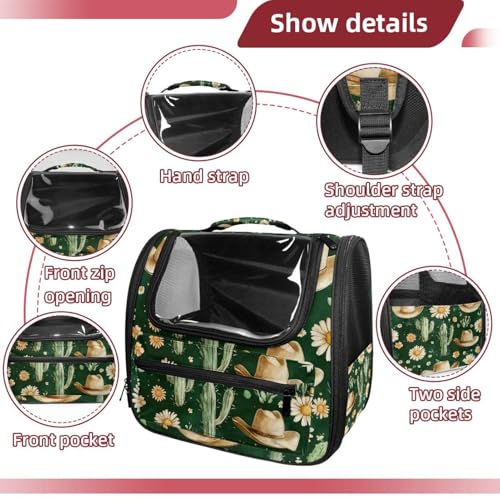 Halloween Pet Carrier Airline Approved Pet Carrier Bag Dog Carrier for Small Medium Cats Dogs Puppies Kitten