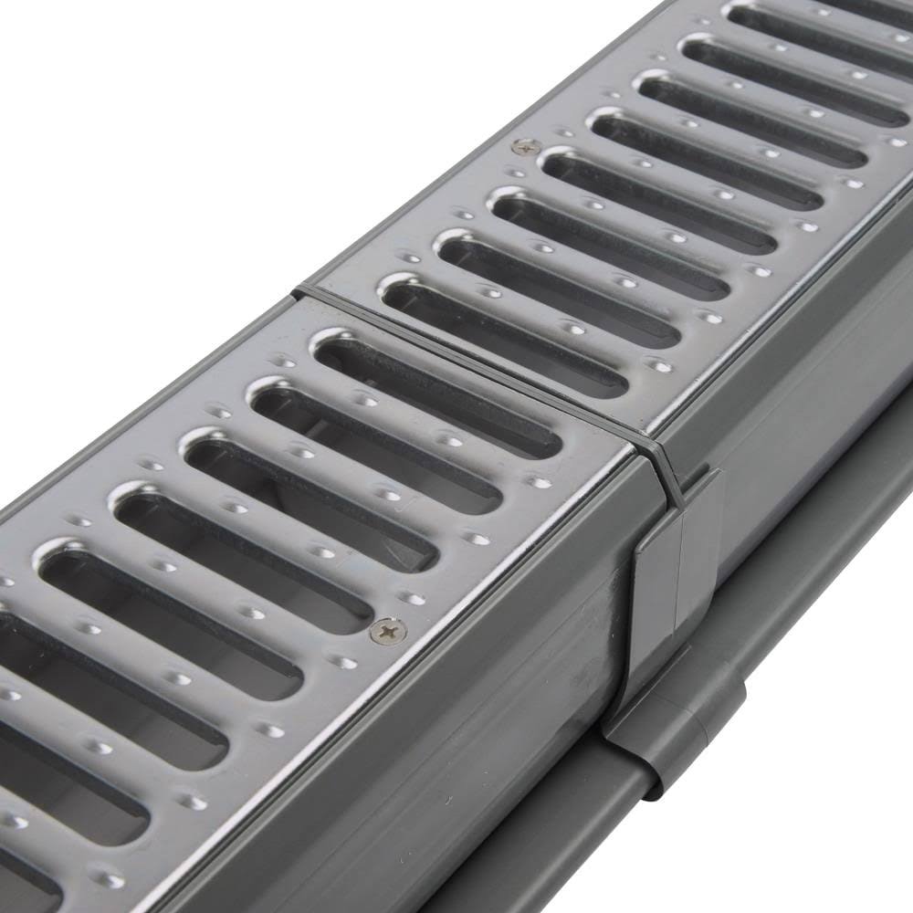 NDS 10-ft L x 5-3/4-in W Channel Drain Kit | 400-10MTL