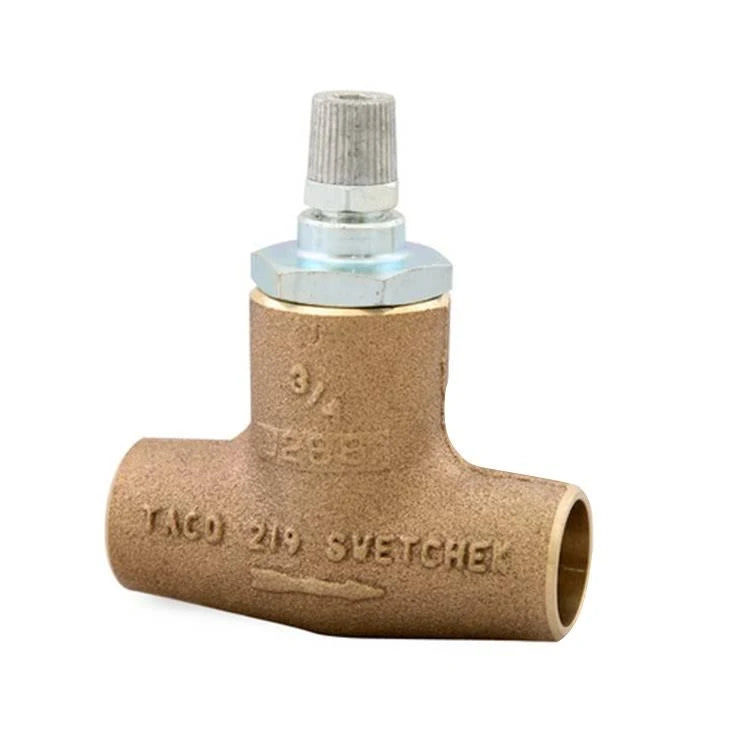 Taco 219-4 3/4x22 Sweat Bronze Horizontal Flo-Check Valve