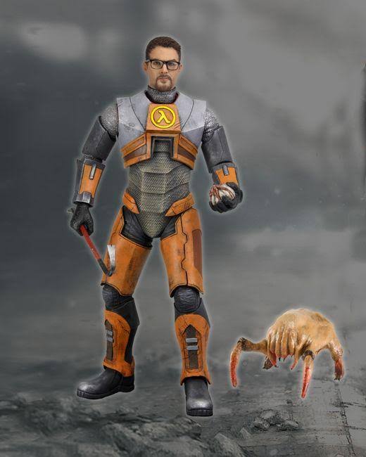 Half Life 2 Dr. Gordon Freeman 7x22 Action Figure