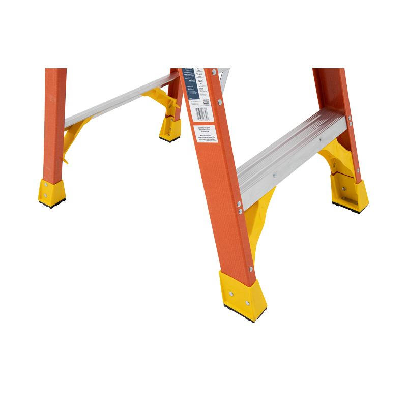 Werner PD6206-4C Podium Stepladder,6 Ft,fiberglass,300 lb