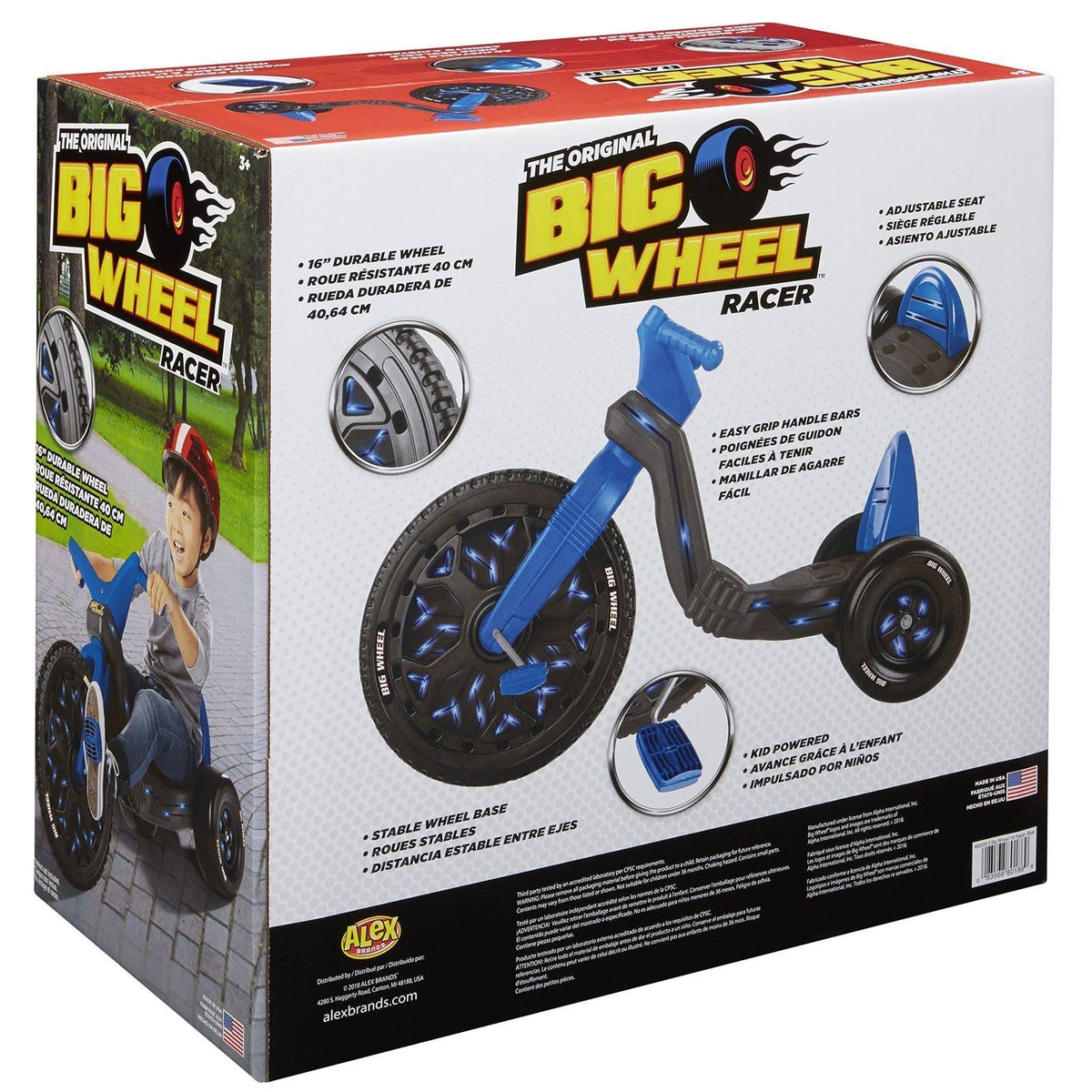 The Original Big Wheel - 16x22 Blue