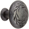 Amerock BP1581WID inspirations Wrought Iron Dark Leaf Cabinet Hardware Knob, 1-1/4x22 Diameter - 25 Pack