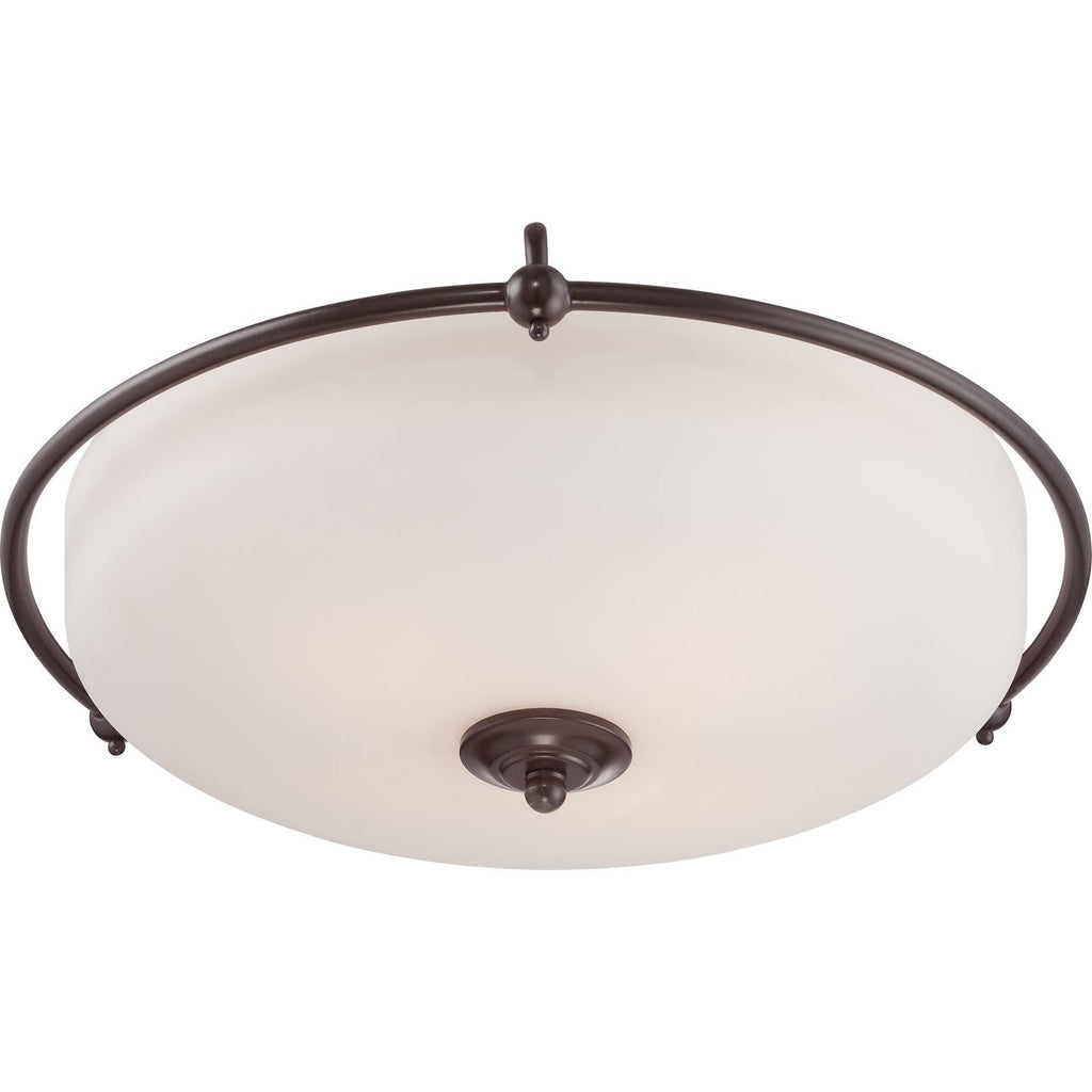 Quoizel GF1621PN Griffin Flush Mount Light, Palladian Bronze