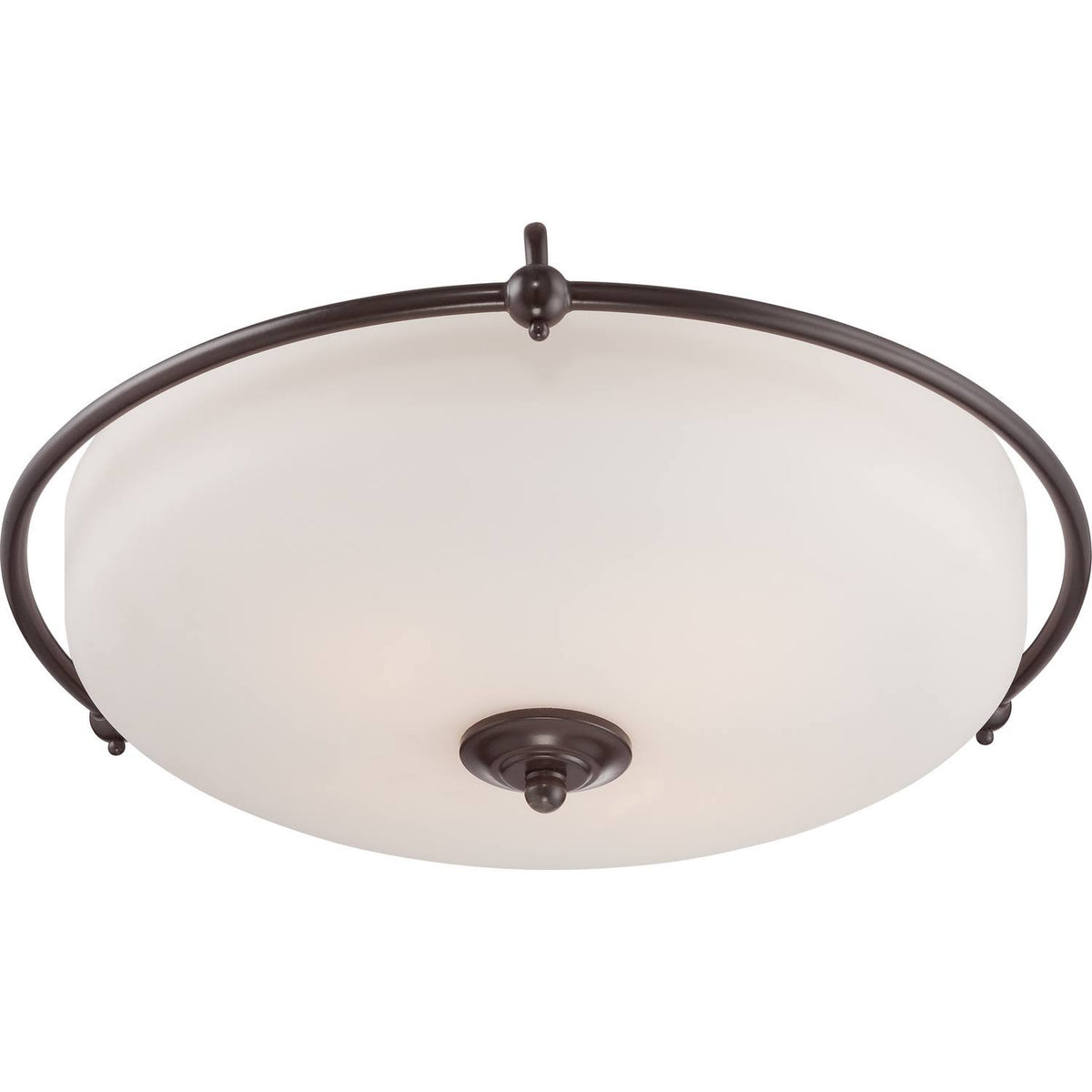 Quoizel GF1621PN Griffin Flush Mount Light, Palladian Bronze