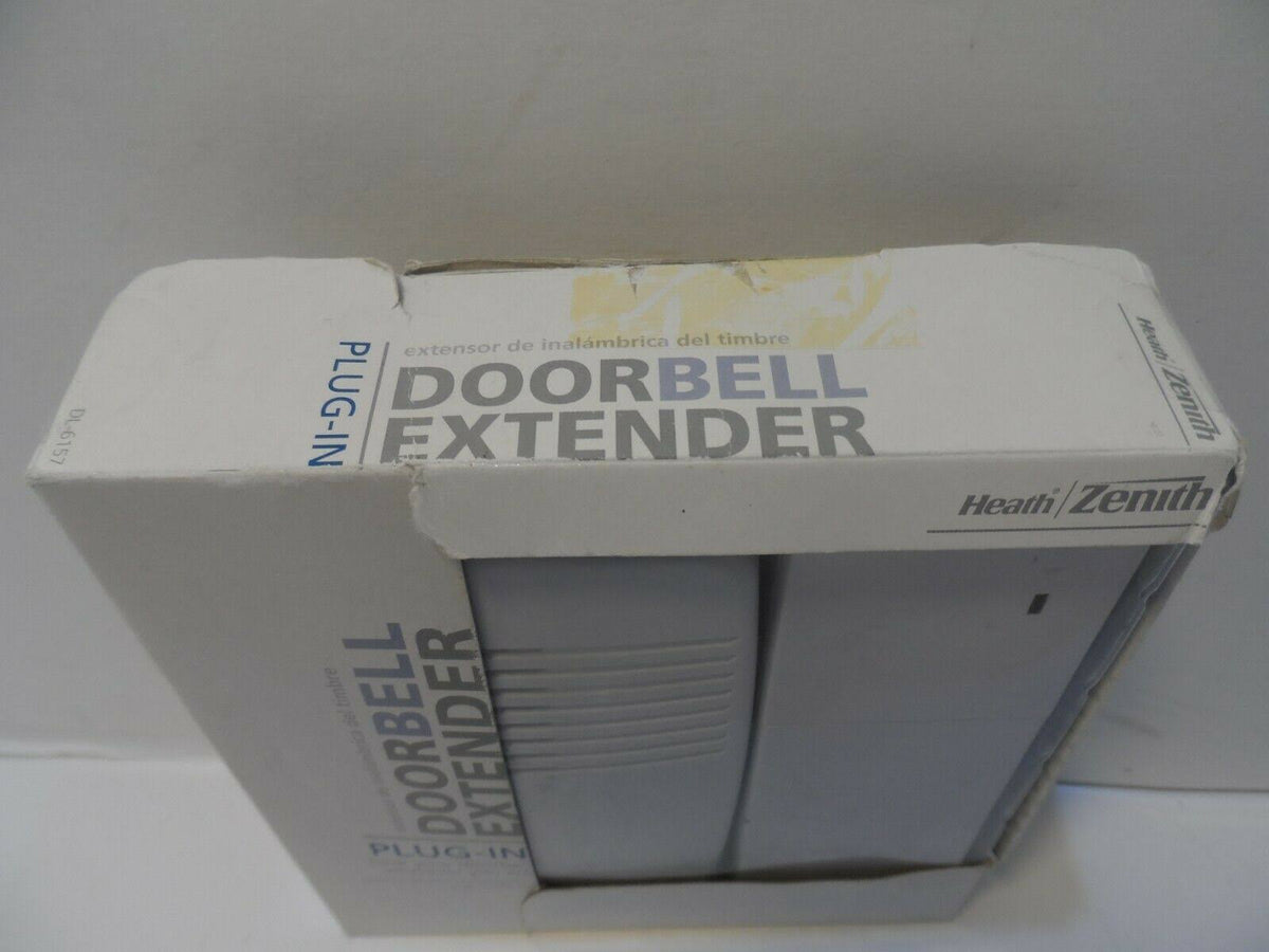 Heath Zenith DL-6157 Wireless Plug-In Door Chime Extender, White