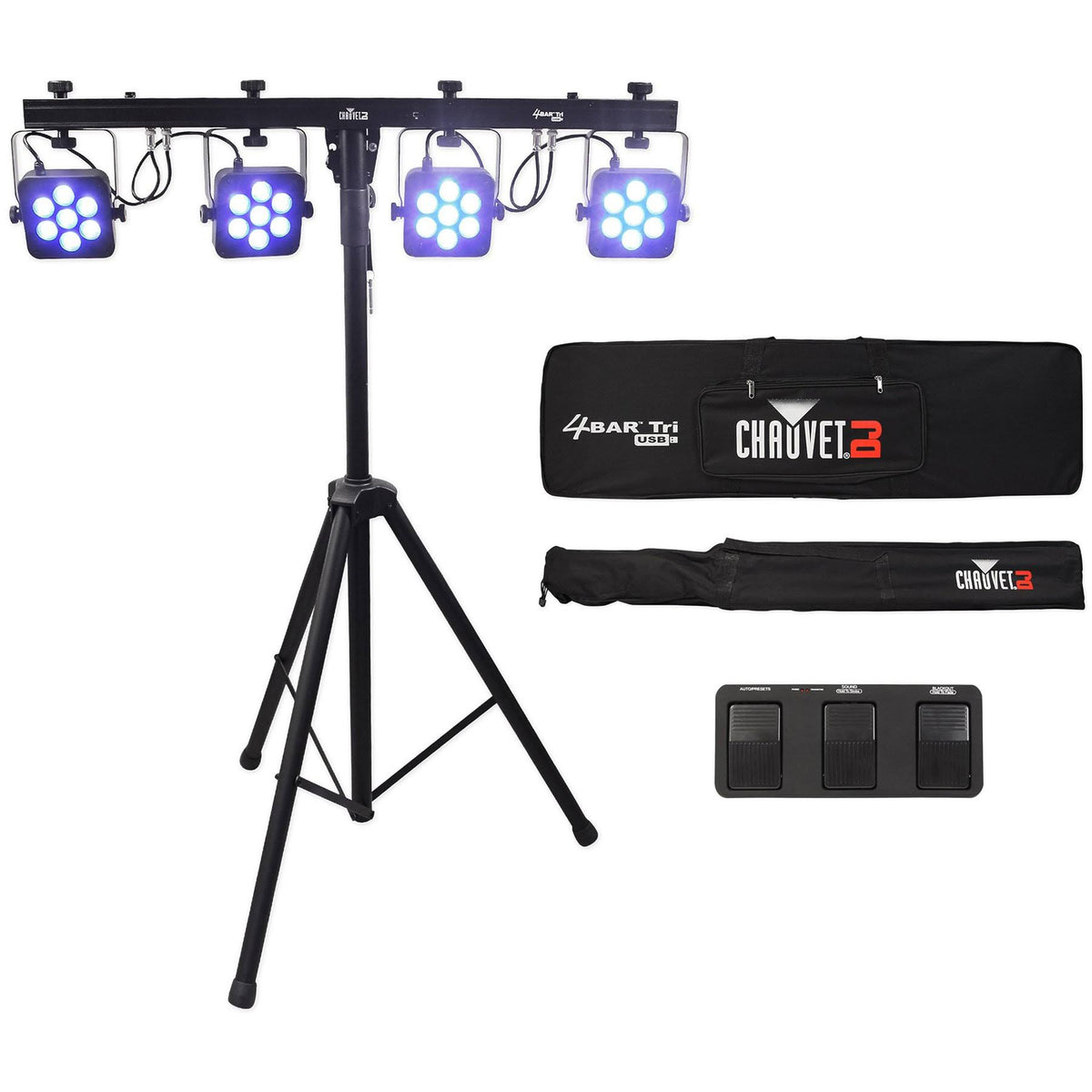Chauvet DJ 4Bar Tri USB - LED Wash Light System