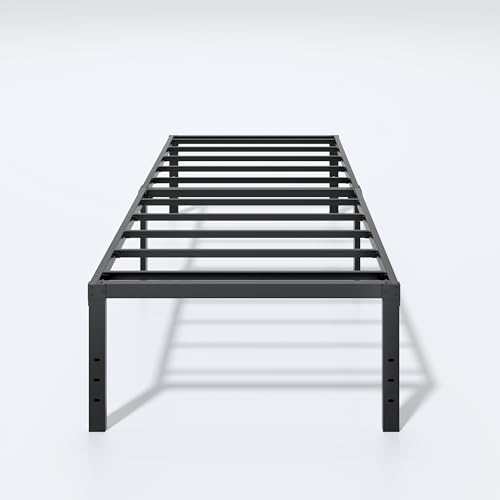 Metal Bed Frame Full Size - 14 Inch Heavy-Duty Full Platform Bed Frame No Box Spring Needed, Easy Assembly, Noise-Free, Sturdy Mattress Foundation, Underbed Storage Space