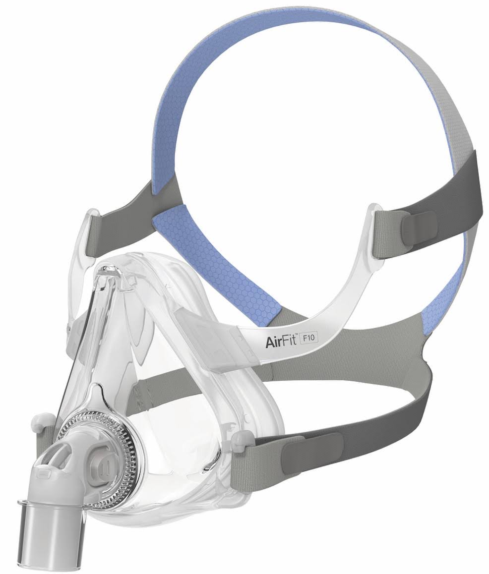 ResMed AirFit F10 Full Face CPAP Mask Without Headgear - Medium