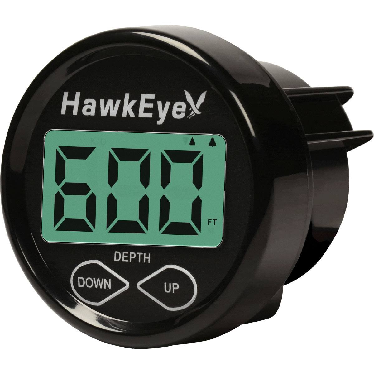 Hawkeye DT1B Softglow LCD Boat Mount Depth Sounder - Black/White