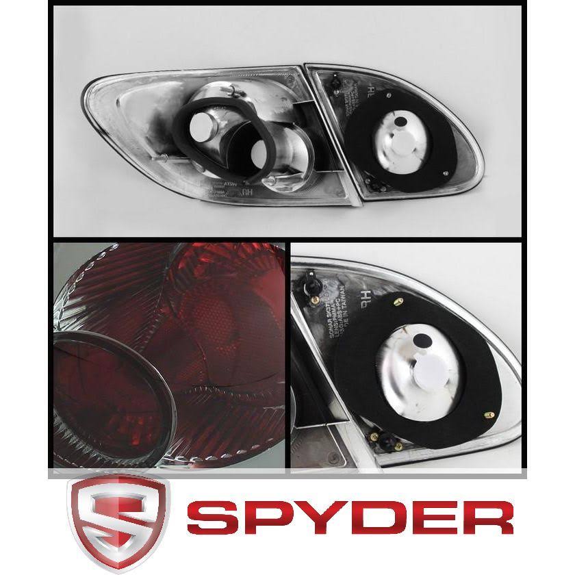 ( Spyder ) Toyota Corolla 03-08 Euro Style Tail Lights - Smoke 5033673