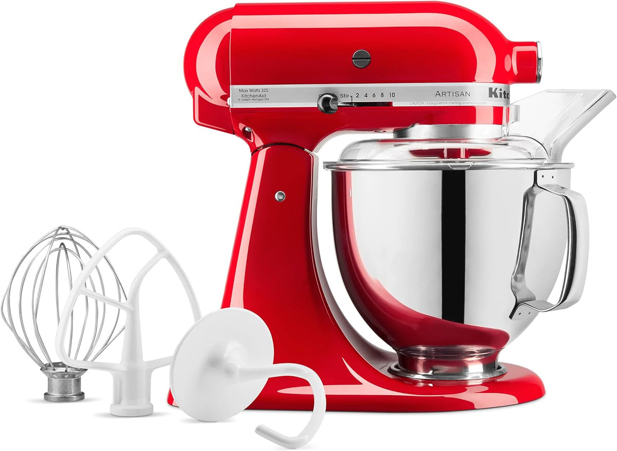 KitchenAid Artisan Series 5 Quart Tilt Head Stand Mixer with Pouring Shield KSM150PS, Cast Iron