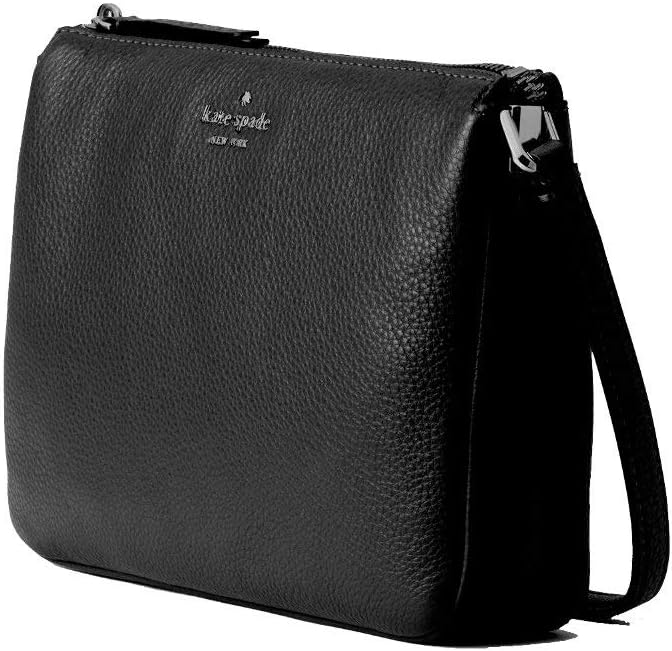 Kate Spade New York Triple Gusset Crossbody, Black