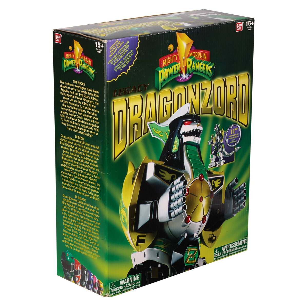 Power Rangers Legacy Green Dragonzord Action Figure
