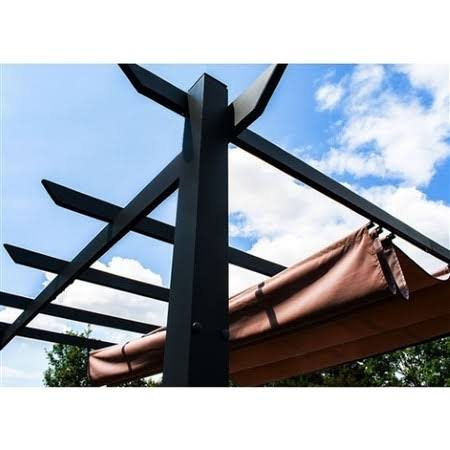 Aleko Fabric Replacement Pergola Canopy - 9 x 9 Feet - Sand