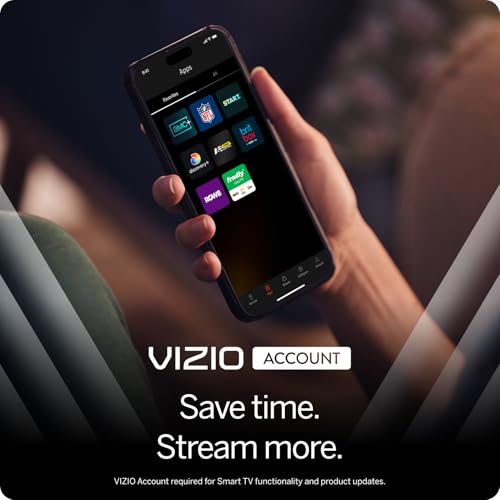 VIZIO 24-inch D-Series Full HD 1080p Smart TV with Apple AirPlay and Chromecast Built-in, Alexa Compatibility, D24f-J09, 2022 Model