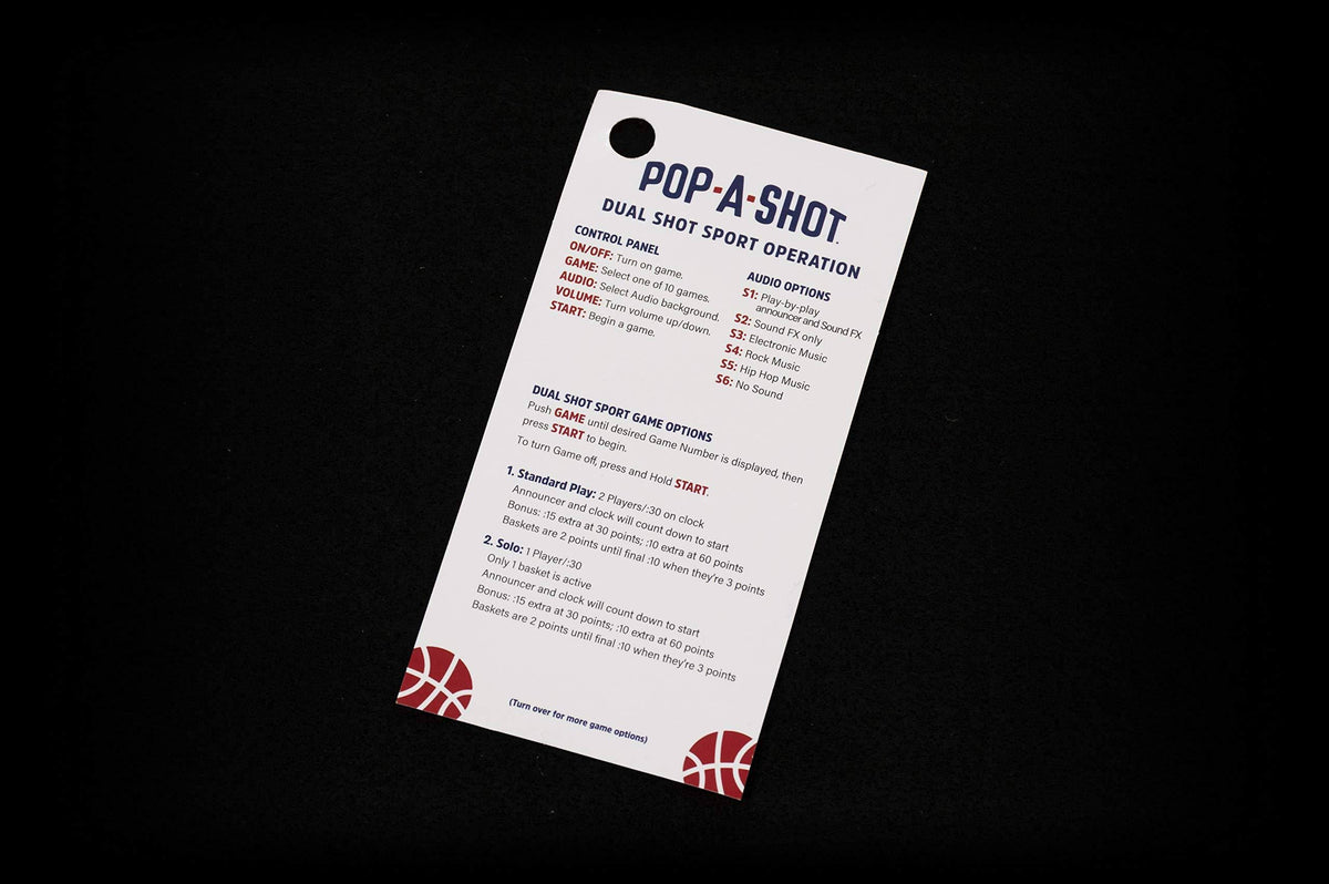 Pop-A-Shot Official Dual Shot Sport Arcade Basketball Game