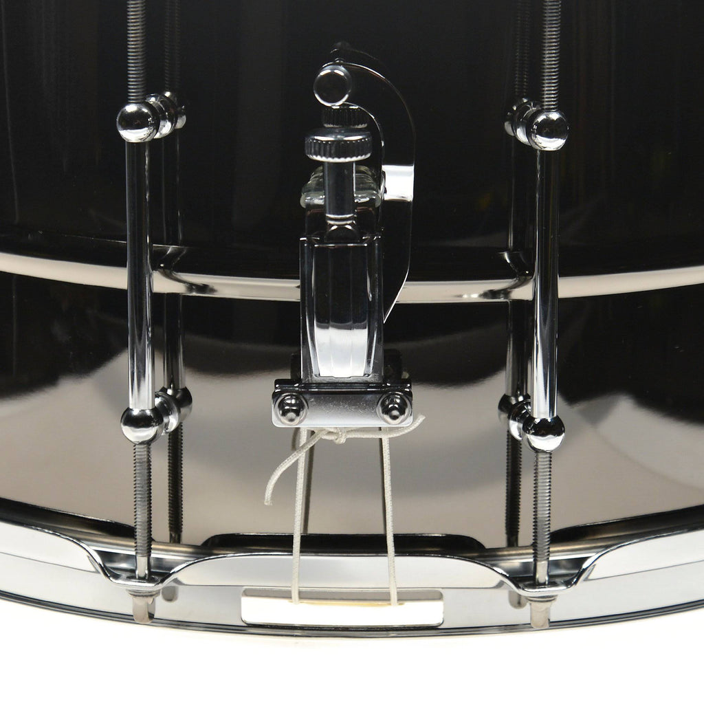 Ludwig 8x14x22 Black Magic Brass Snare Drum with Chrome Hardware