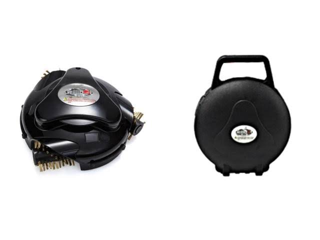 Grillbot Automatic Grill Cleaning Robot with Carry Case, Black