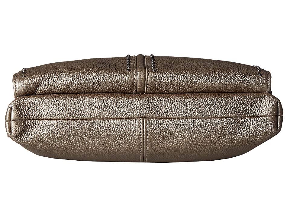 Brighton Jagger Cross Body Organizer Zinc Pearl