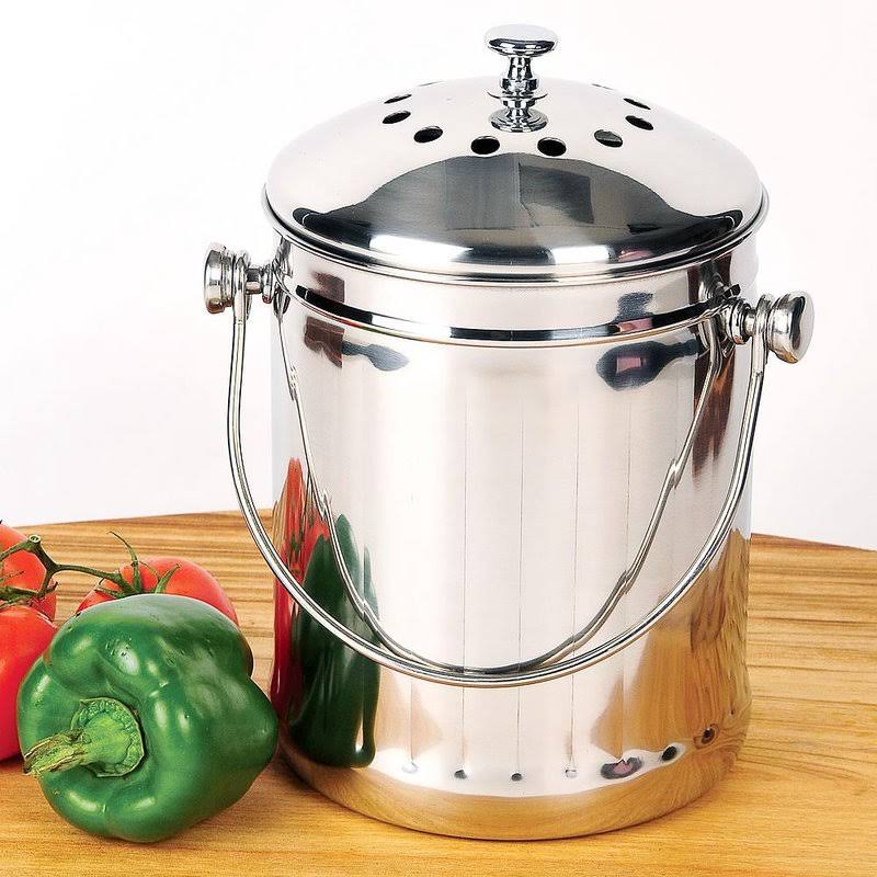 Rsvp Bamboo Compost Pail