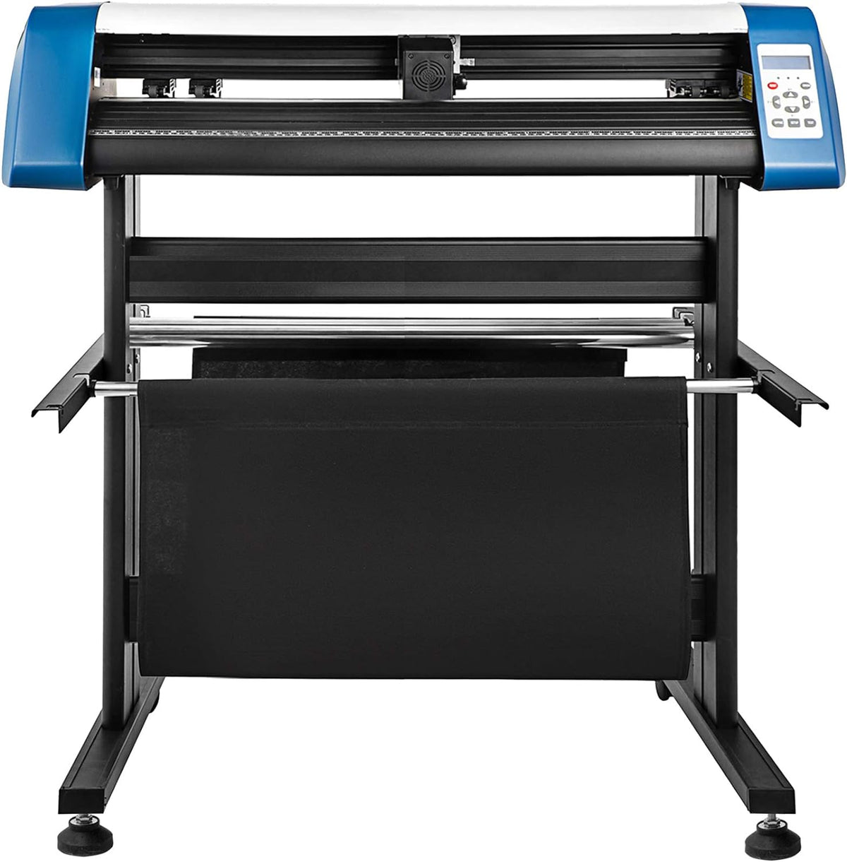 Office Products VEVOR Vinyl Cutter 53 Inch Plotter Machine Automatic Paper Feed Vinyl Cutter Plotter Speed Adjustable Sign Cutting with Floor Stand Signmaster Software