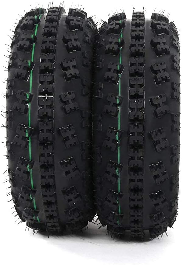 Autoforever 21X7-10 Front ATV Tires 21 7 10 4ply Tubeless, Set of 2 Pcs