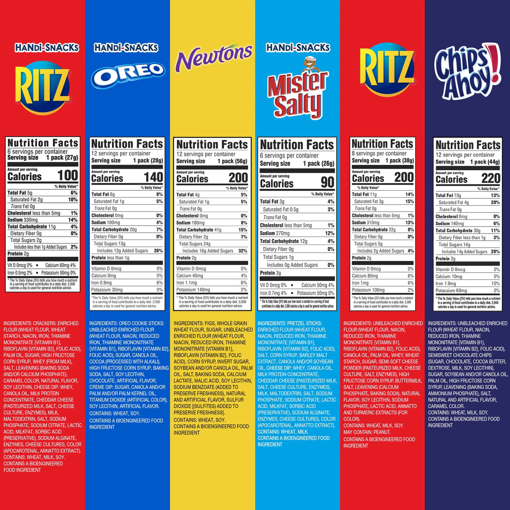 Nabisco Ultimate Sweet and Salty Snack Variety Pack, 56 Snack Packs