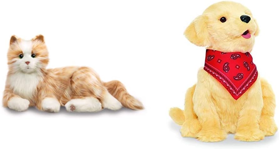 JOY FOR ALL - Orange Tabby Cat - Interactive Companion Pets - Realistic & Lifelike