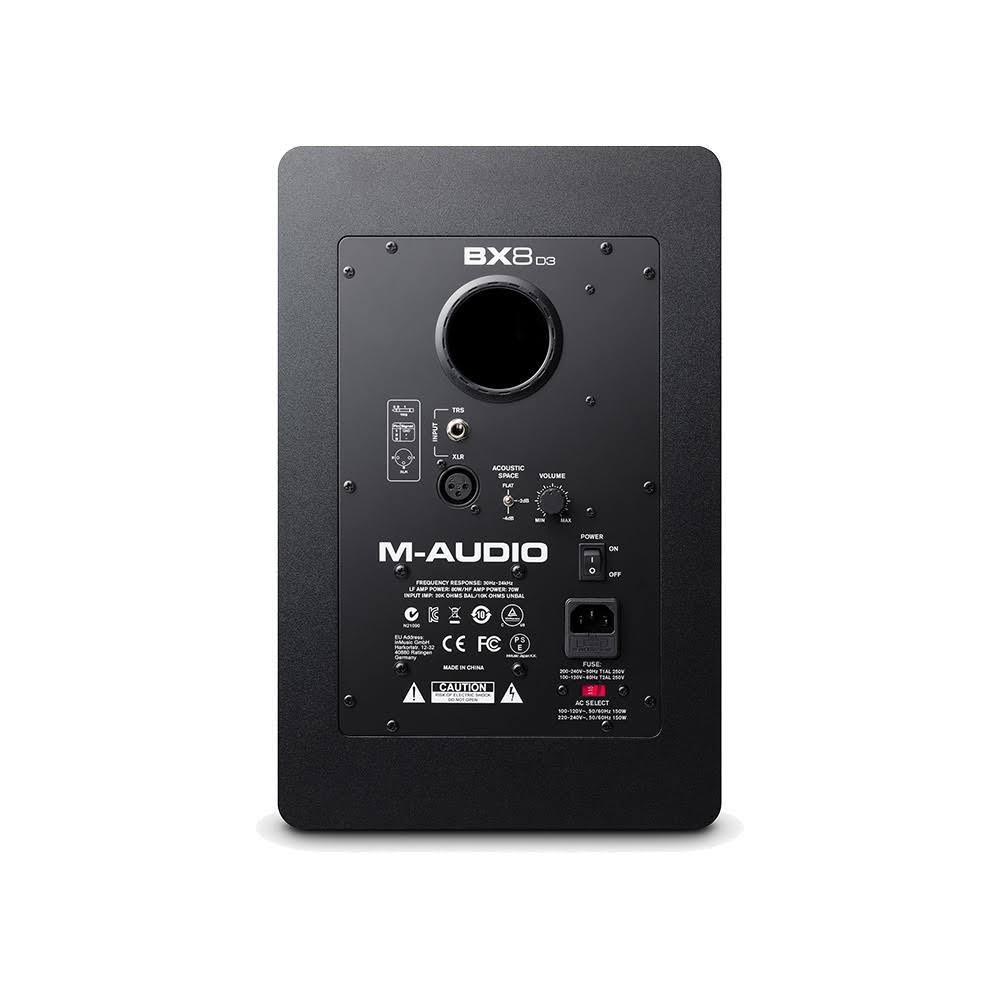 M-Audio BX8 D3 8x22 Powered Studio Monitors